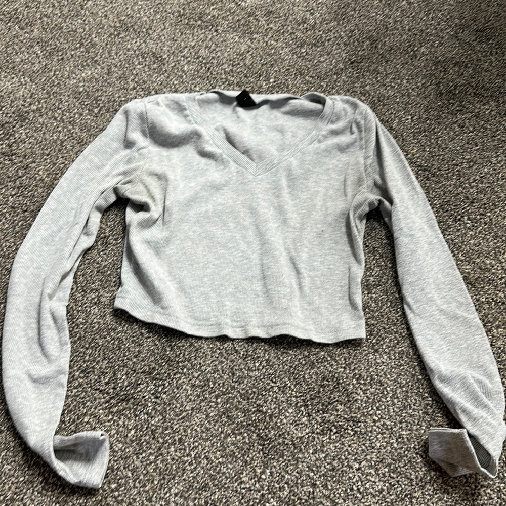 SHEIN gray long sleeve, size small